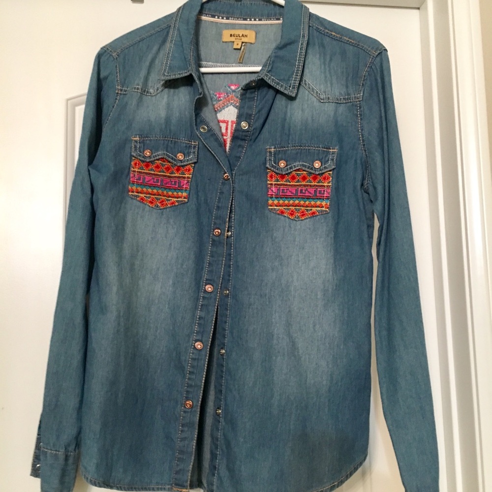Beluah Longsleeve Denim Button Down Shirt